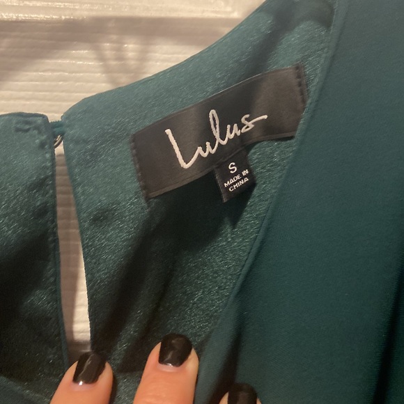 Green sleeveless shift dress - Picture 4 of 5